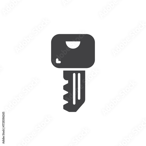 Key access control solid icon