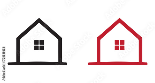 House icon set. vector illustration eps 10