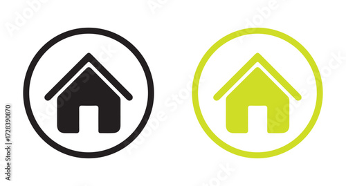 web home button icon. vector illustration eps 10