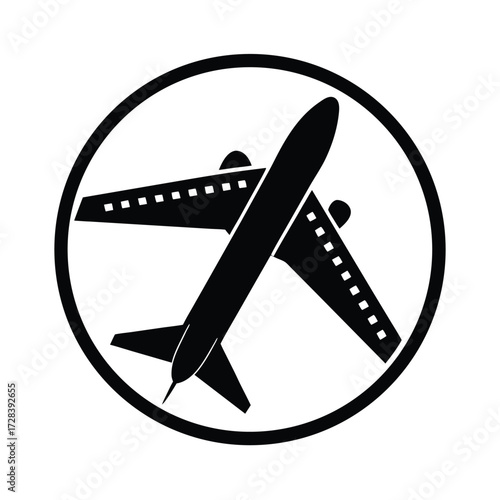 airplane arrival icon