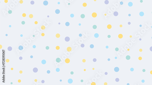 Pastel Polka Dot Background Whimsical and Playful Design Element