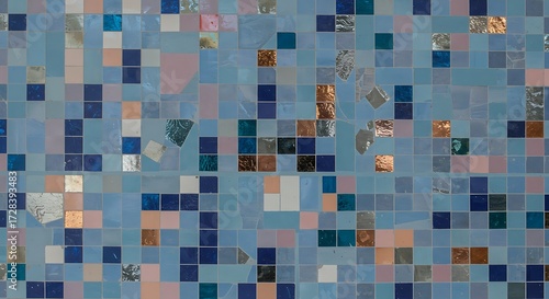 Mosaic tiles pattern background