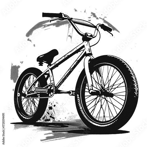 Bmx bike for extreme sports and recreation