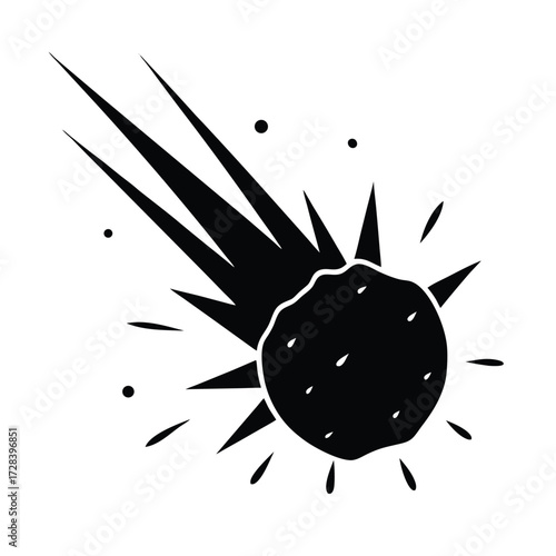 Asteroid Impact Shockwave Background
