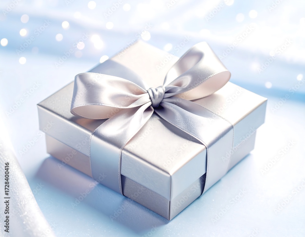 Obraz premium Elegant gift box, festive