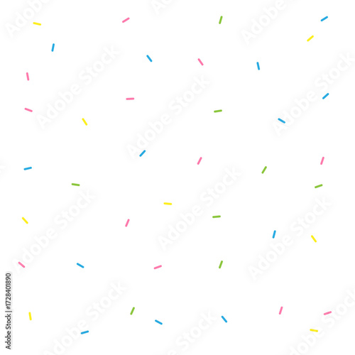 confetti colorful sugar grains decoration background