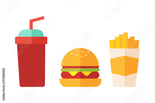 fast food and drink