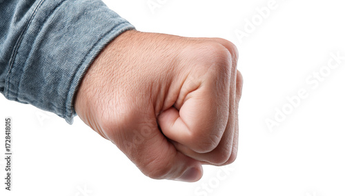 Close-up of a clenched fist