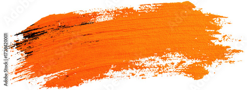 Orange Artistic Stroke