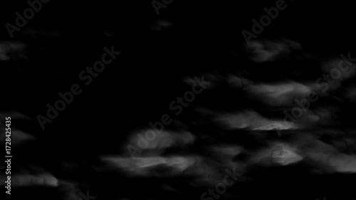 Abstract dark smoke background with gray gradients and mysterious depth