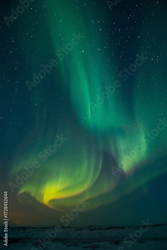 The Northern Lights create unusual patterns reminiscent of unknown symbols—breathtaking.
