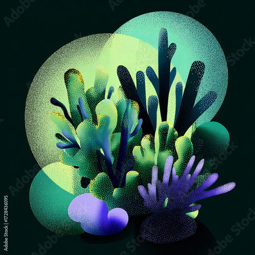 Coral - A marine structure with delicate shapes -# Create