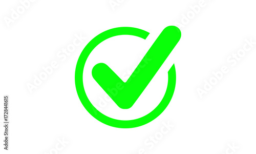 green checkmark icon on transparent background png