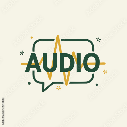 Minimalist podcast sketch vector illustration with microphone doodle concept modern line art colorful creative studio design flat drawing trendy communication artwork for digital creators