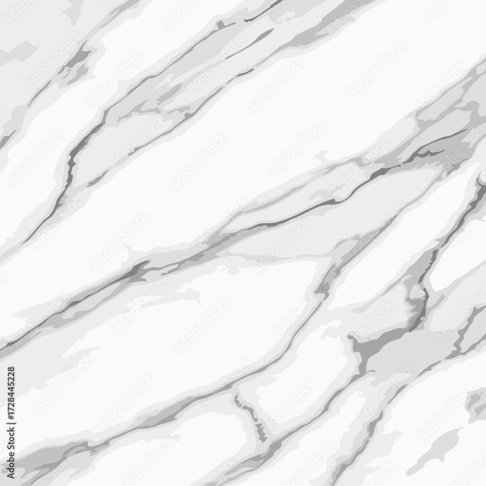 Fototapeta premium White marble texture with grey veining. Abstract pattern of natural stone for interior design.