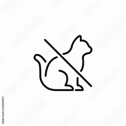 no pets allowed icon sign vector