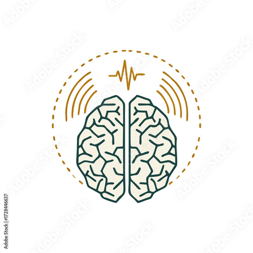 Hand drawn podcast sketch illustration with microphone doodle minimal flat design retro audio wave art creative cartoon style graphic resources for digital media and broadcasting concept