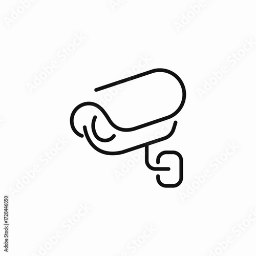 security camera icon icon sign vector