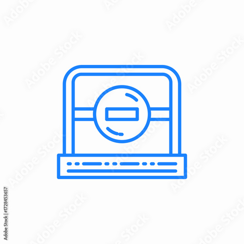 no parking icon sign vector