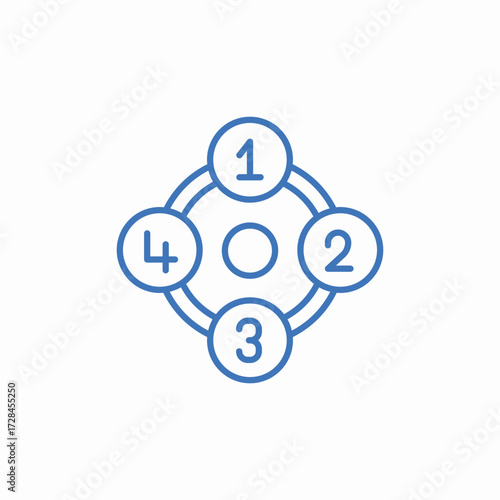 prioritising ranking icon sign vector