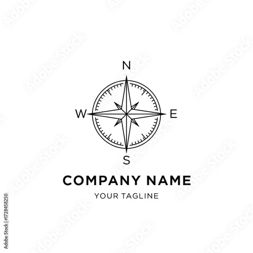 vector compass icon