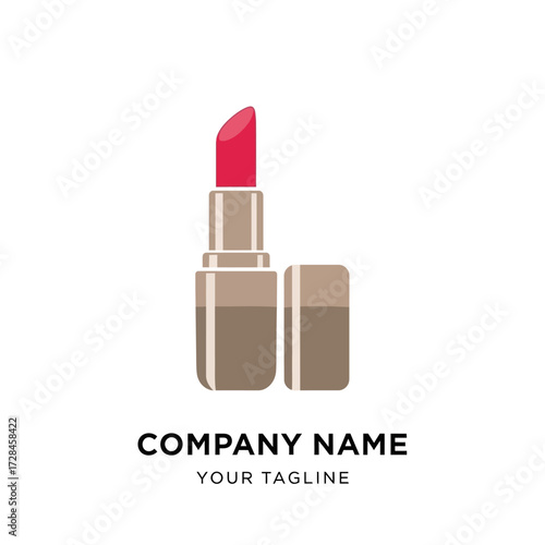 lipstick on white background