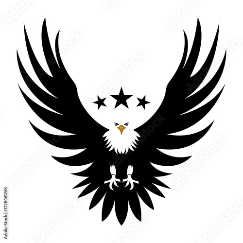 Eagle Silhouette Vektor and Illustration 