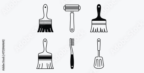 Various house cleaning and personal hygiene tools for healthy living