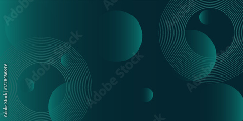 Abstract background with glowing geometric lines and halftone decoration. Futuristic technology concept. Vector eps10