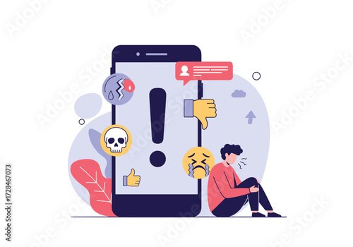 Understanding the pervasive impact of online harassment and cyberbullying on young individuals and their mental well-being.