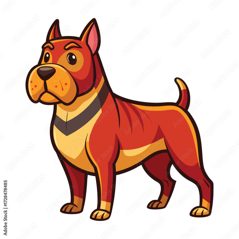 Fototapeta premium Brutus dog vector design 