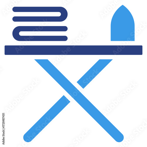 Ironing Board  Icon Element For Design