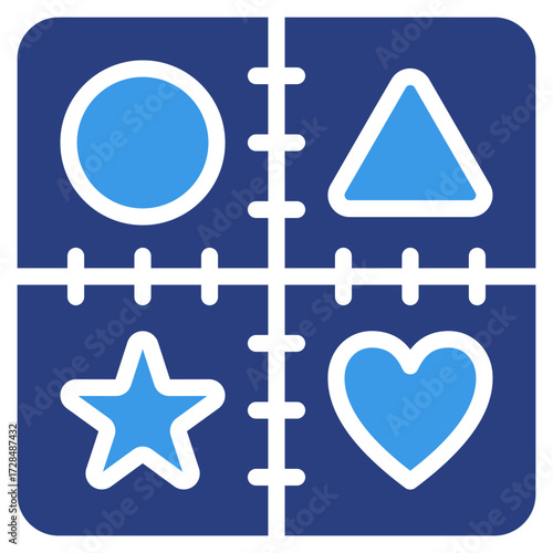 Patchwork  Icon Element For Design