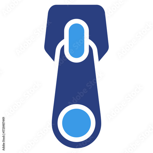 Zipper  Icon Element For Design