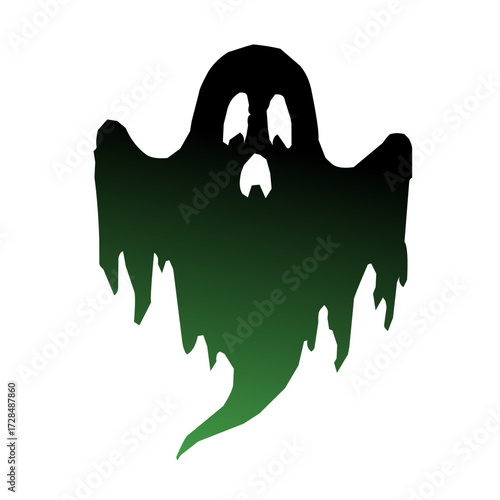 Ghost Silhouette Vector Monster Halloween