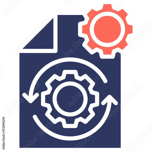 Processing Icon glyph color icon