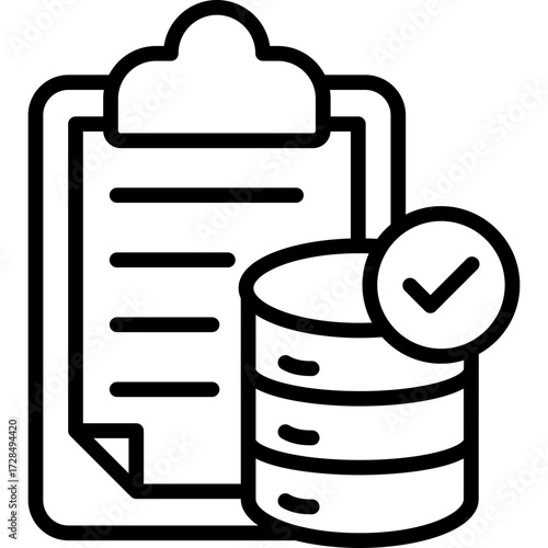 Real Data line icon
