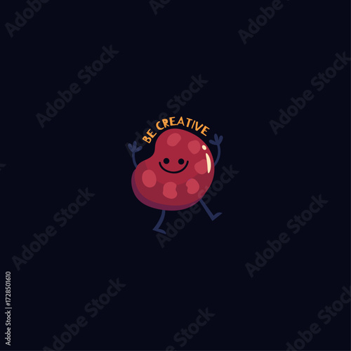 Be Creative – Fun Bean Character