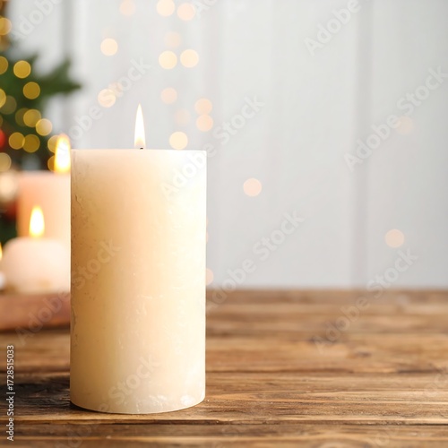Soft, warm candlelight
