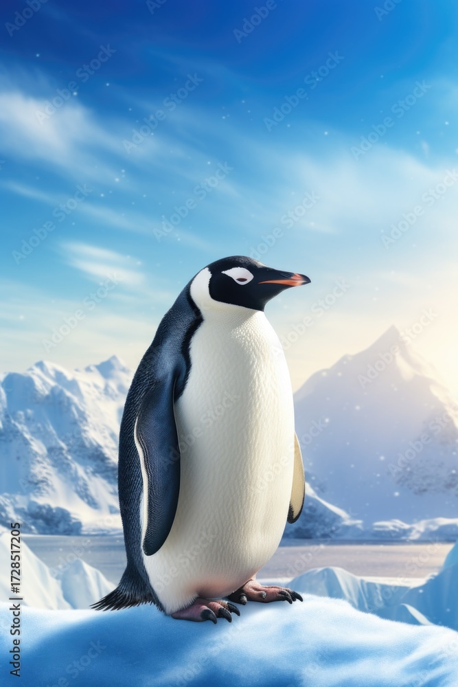 Fototapeta premium cute penguin