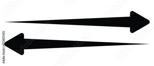 arrow icon, long arrow icon, wave curved long arrow icon, up and down arrow icon.