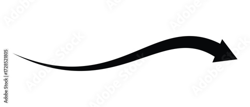 arrow icon, long arrow icon, wave curved long arrow icon, up and down arrow icon.