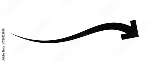 arrow icon, long arrow icon, wave curved long arrow icon, up and down arrow icon.