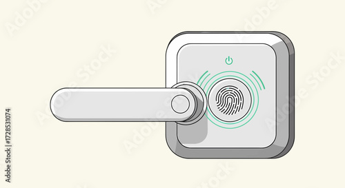 Advanced Security System Featuring Fingerprint Recognition Door Lock