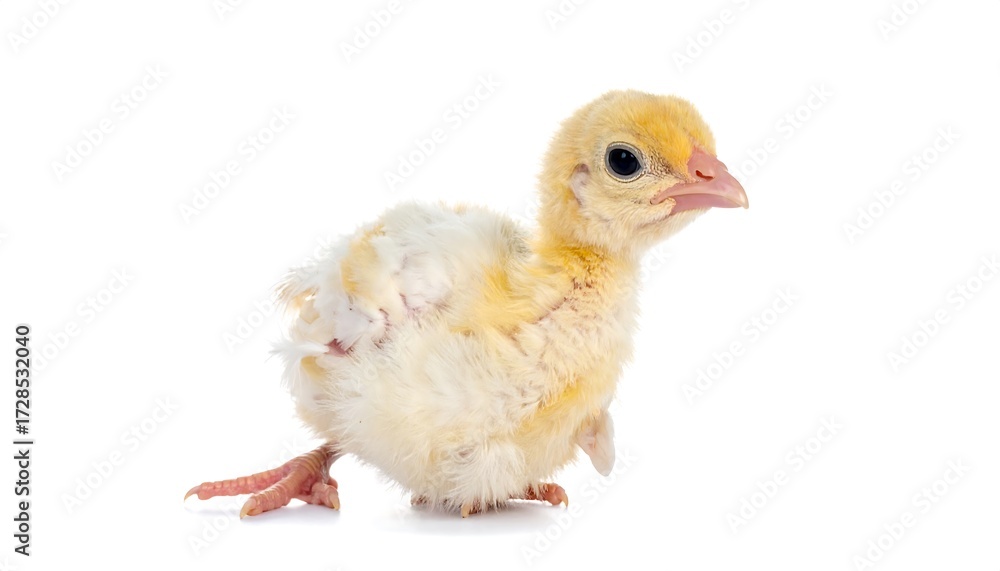 Obraz premium Yellow chick, small, fluffy