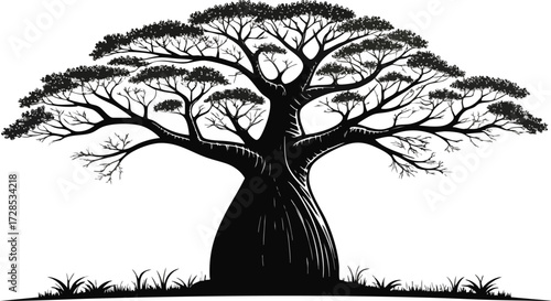 dead tree silhouette