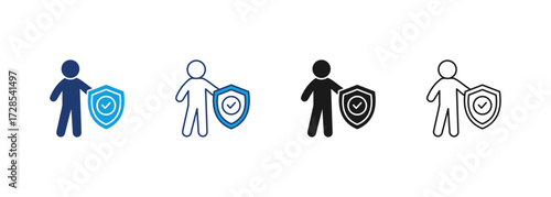 Assurance Icon Set Multiple Style Collection