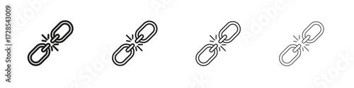 Weakness icon outline trend modern simple versions