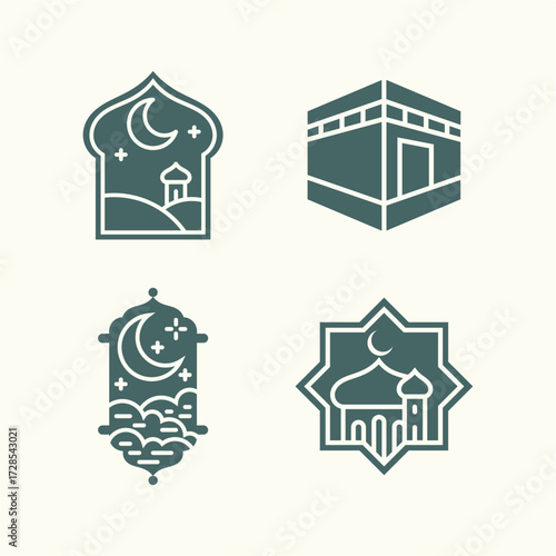 Icon ramadan vector