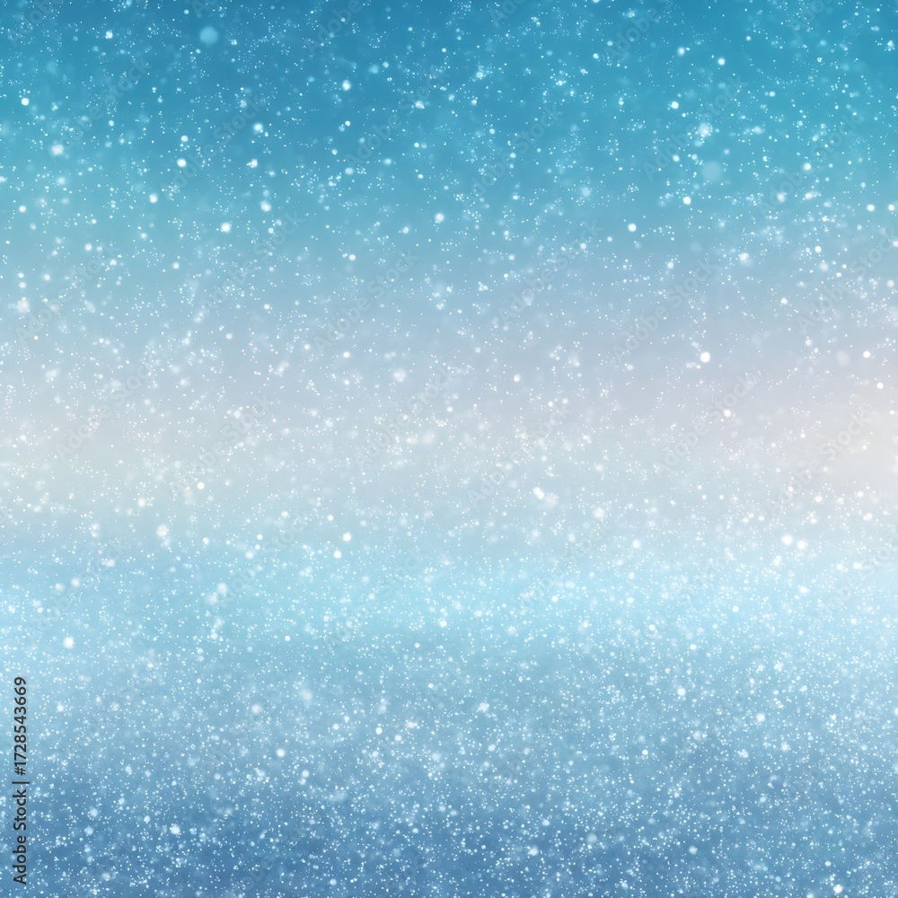 Fototapeta premium Sparkling blue winter background